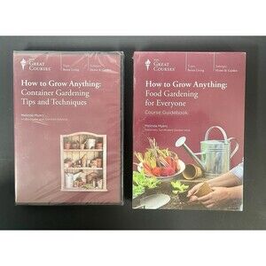 The Great Courses How to Grow Anything Food Gardening Guidebook, DVD & Bonus DVD